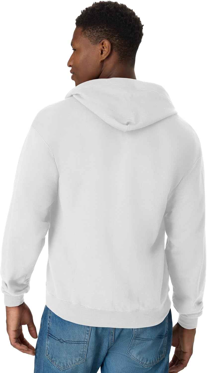 Hanes Men's Zip-up Hoodie, Ecosmart Fleece Full-zip Hoodie for Men, Hooded Sweatshirt
