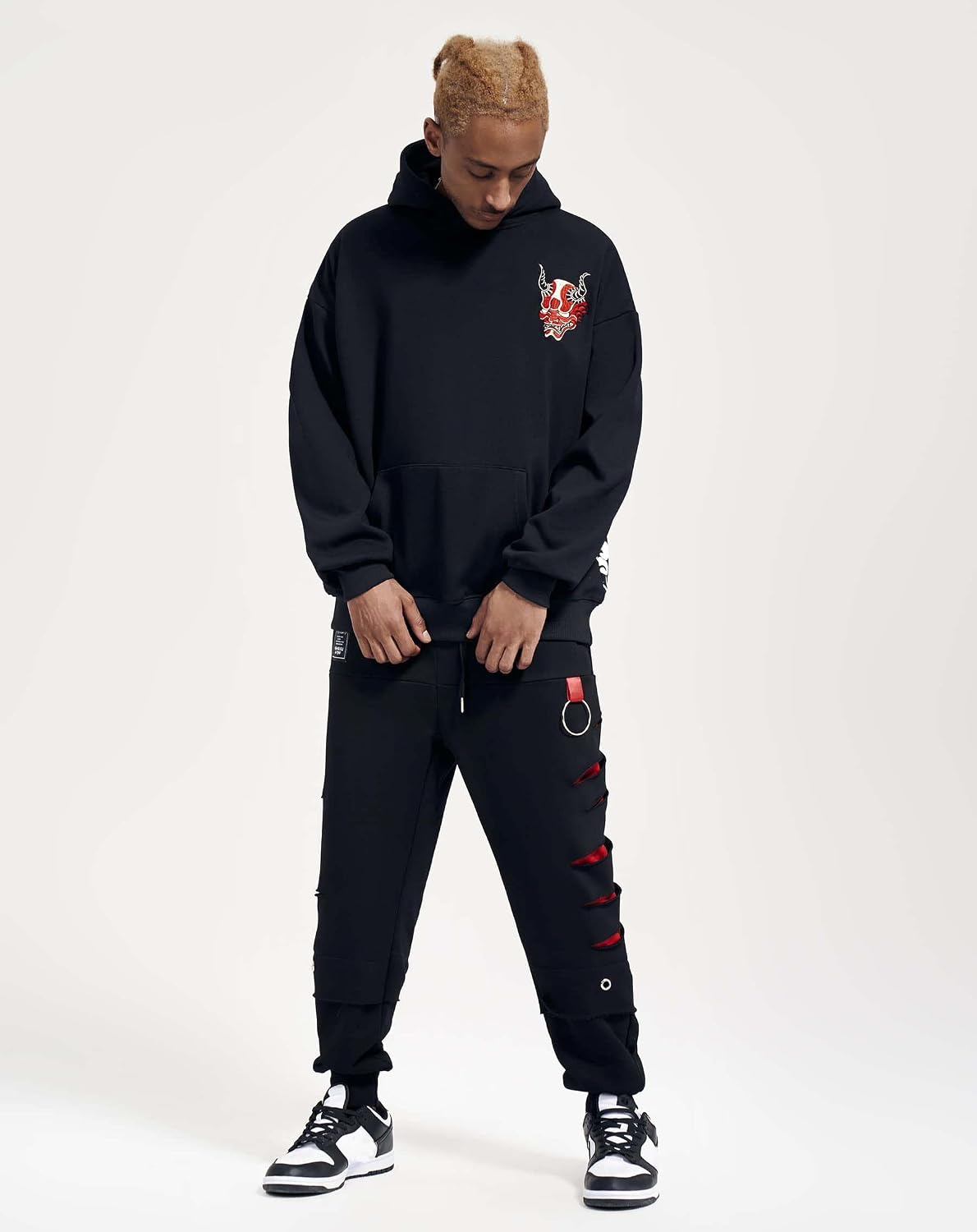 Niepce Inc Men's Japanese Streetwear Jogger Pants for Men