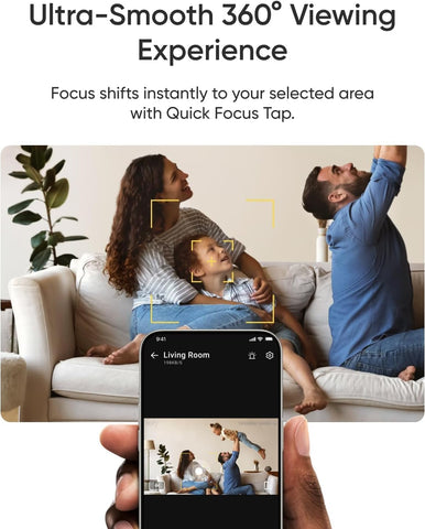 eufy Security 4K Indoor Camera E30, No Subscription, Work as Pet Camera