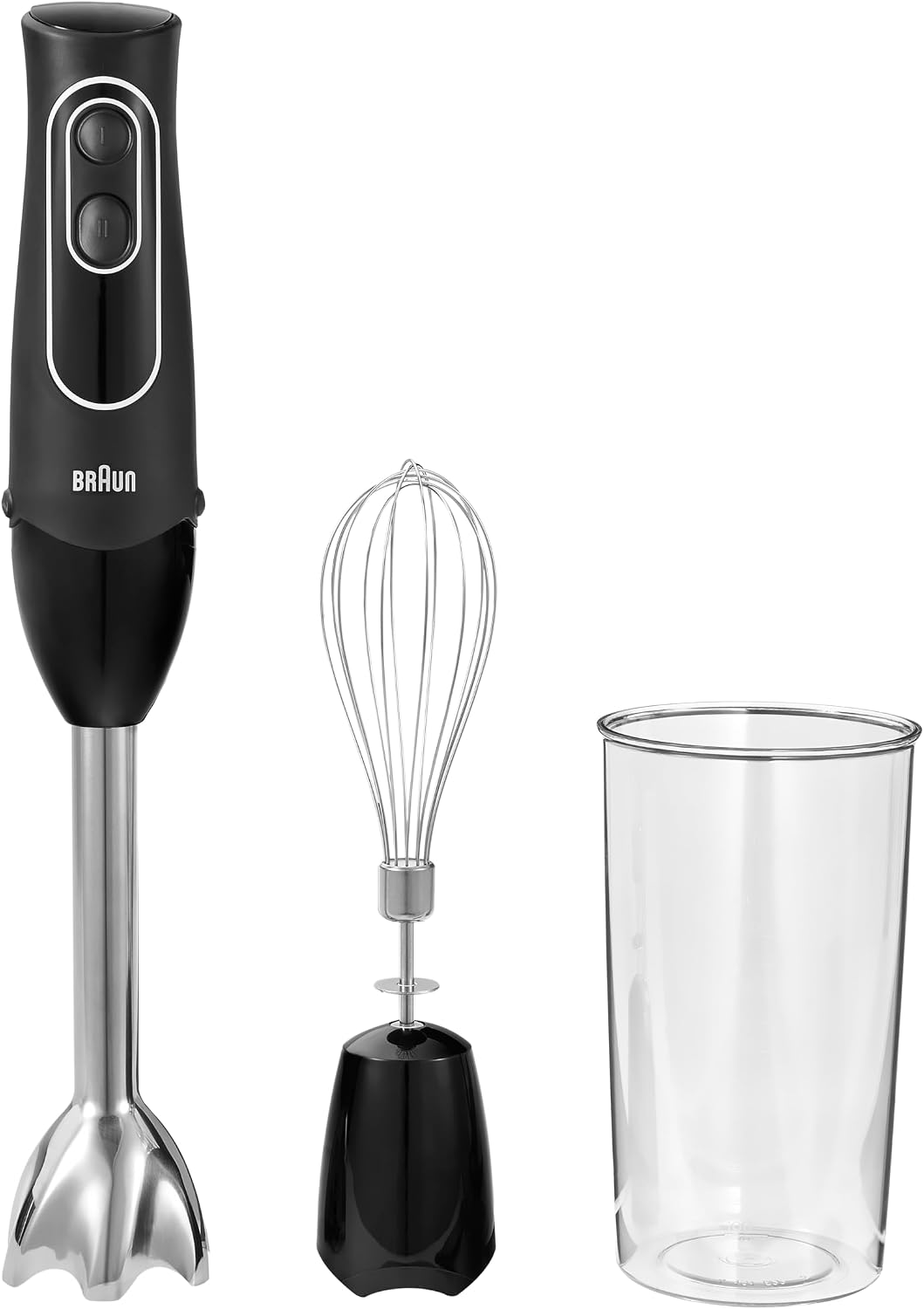 Braun MultiQuick 5 Hand Blender, w/Beaker and Whisk, 350W, Dual Speed