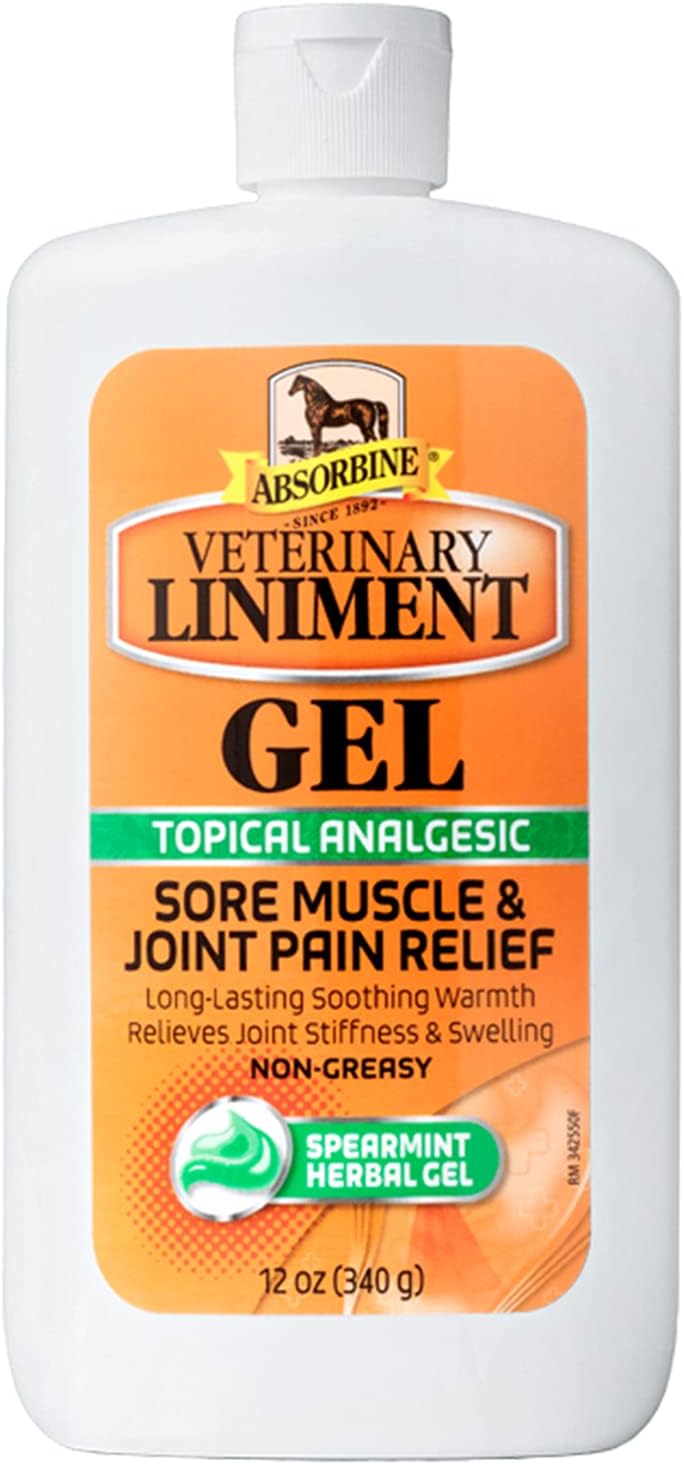 Absorbine Veterinary Liniment Gel, 12 oz Bottle
