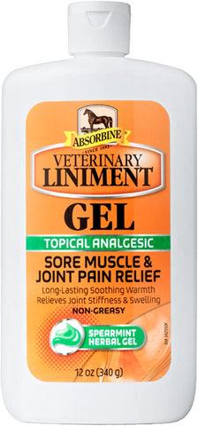 Absorbine Veterinary Liniment Gel, 12 oz Bottle