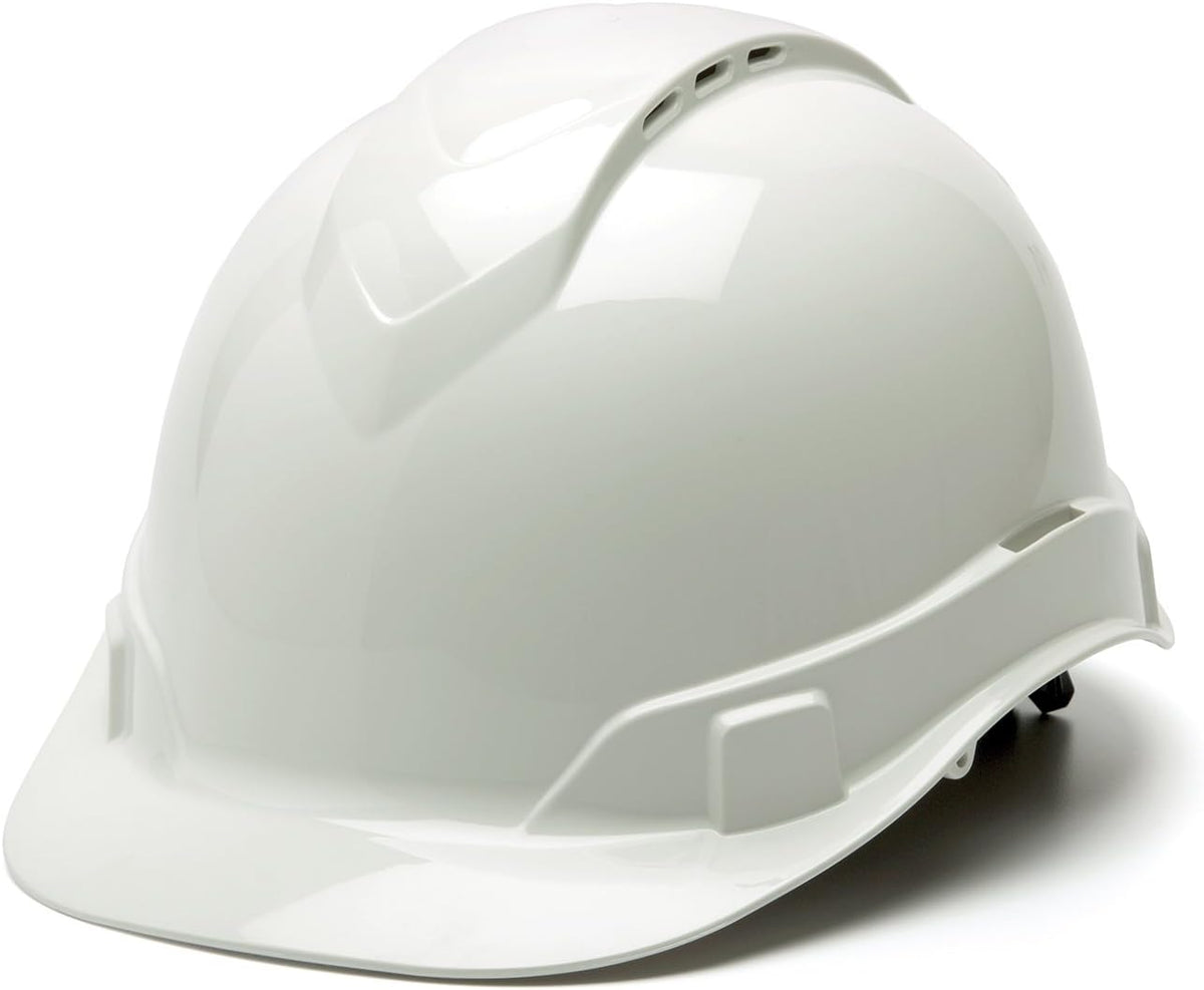 Pyramex Ridgeline Cap Style Hard Hat, 4-Point Ratchet, Vented