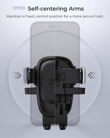 iOttie Easy One Touch Advanced Air Vent Car Phone Mount - Universal Cell Phone Holder for iPhone, Google, Samsung, Moto, LG, and All Other Smartphones