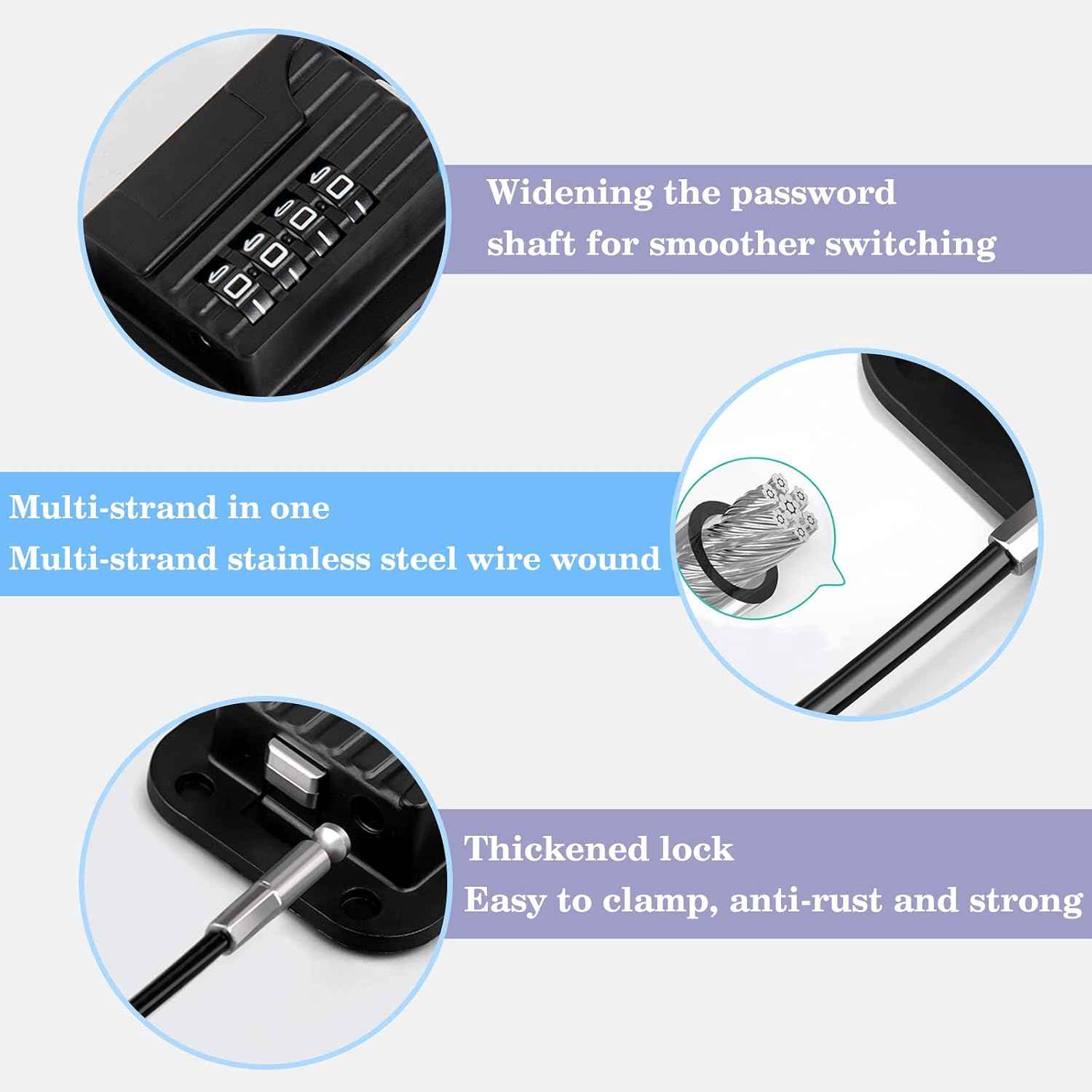Fridge Locks with Code for Refrigerator, Cabinets, Freezer, Drawers, Wardrobes, Closets, Windows, Freezer Doors. Child Safety Lock with Combination for Kids and Aldults (Black with Password)