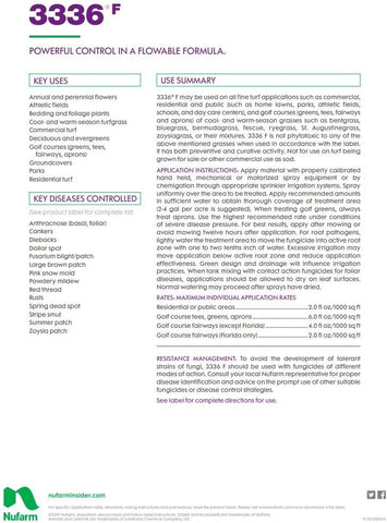 Cleary 3336F Fungicide - qt