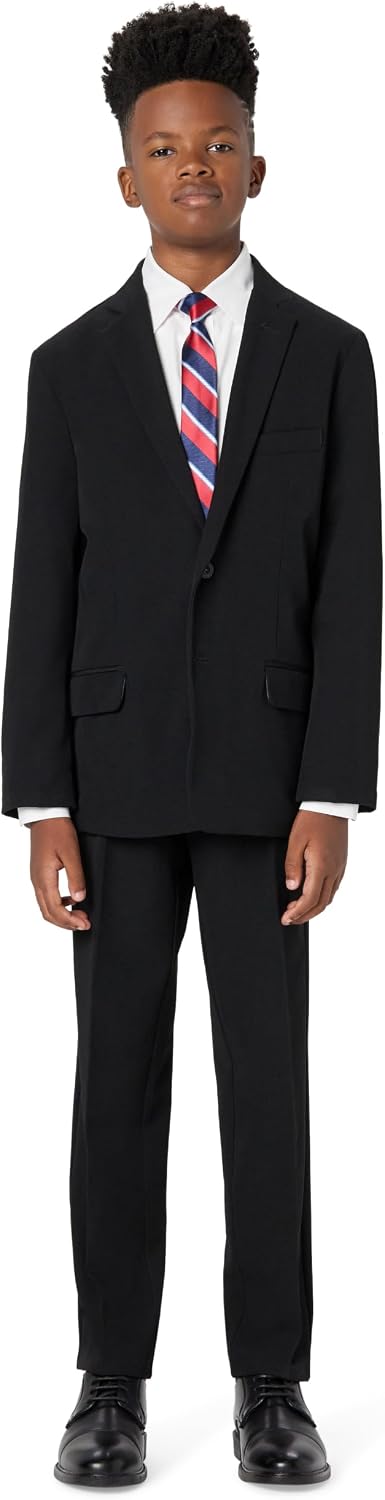 Izod Boys' Bi-Stretch Flat Front Dress Pant