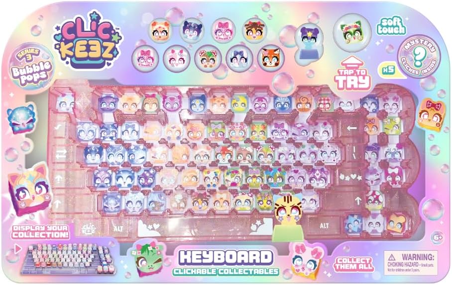Clickeez Keyboard Mega Pack (Series 3) Includes Case and 12 Characters