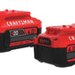 CRAFTSMAN V20 Lithium Ion Battery, 4.0-Amp Hour, 2 Pack, LED Charge Indicator (CMCB204-2)