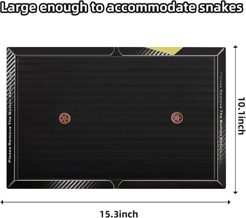 4 Pack 10" x 16" Large Snake Glue Traps with Enhanced Stickiness, Snake Rat Sticky Pad Board for House Indoor Outdoor, Sticky Glue Traps for Snakes, Mice, Rats, Easy to Set