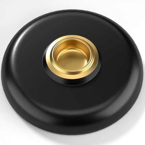 Facmogu Rock Stop Cello, Slipstop Endpin Rest for Cello with Reinforced Brass Cup & Rubber Mat Anti-Slip Base, ABS Anti-slide Rock Stop Brass Endpin Stopper, Christmas Gift for New Musician