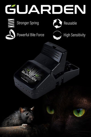 Rat Trap Six Pack - Powerful Reusable Traps for a Quick Kill Indoor or Out