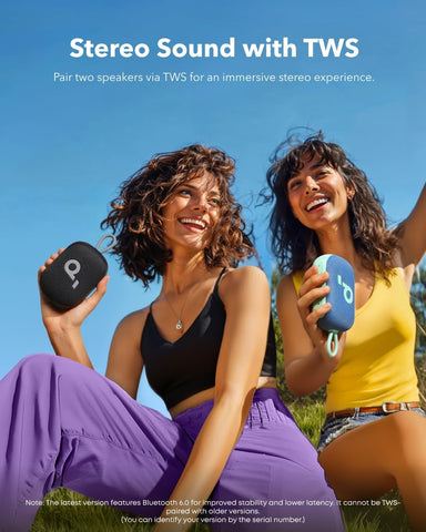 Soundcore Select 4 Go Bluetooth Shower Speaker by Anker, IP67