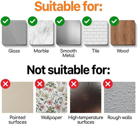 16 Pack Crystal Clear Adhesive Hooks for Hanging, Heavy Duty 22lb