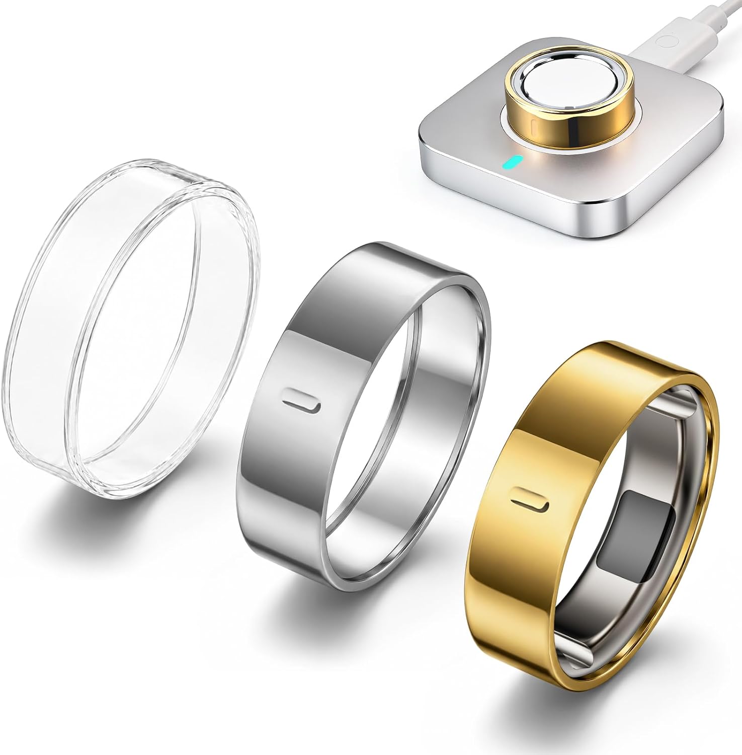 3 Pack Ring Cover Compatible with Oura Ring 5, 0.5mm Ultra-Thin