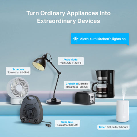 Kasa Smart Plug Ultra Mini 15A, EP10P2, Smart Home Wi-Fi Outlet