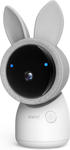 ARENTI 2K Baby Camera, 360-Color RGB Night Light, 2.4G WiFi w/APP (AICAM)