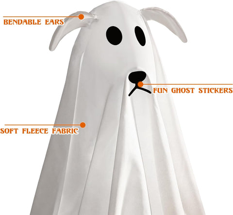Halloween Decorations Outdoor - 3 Pack Lighted Spooky Ghost Decorations
