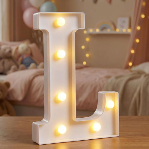 Marquee Letters 8.5 Inch Light Up Letters Battery Powered Letter L
