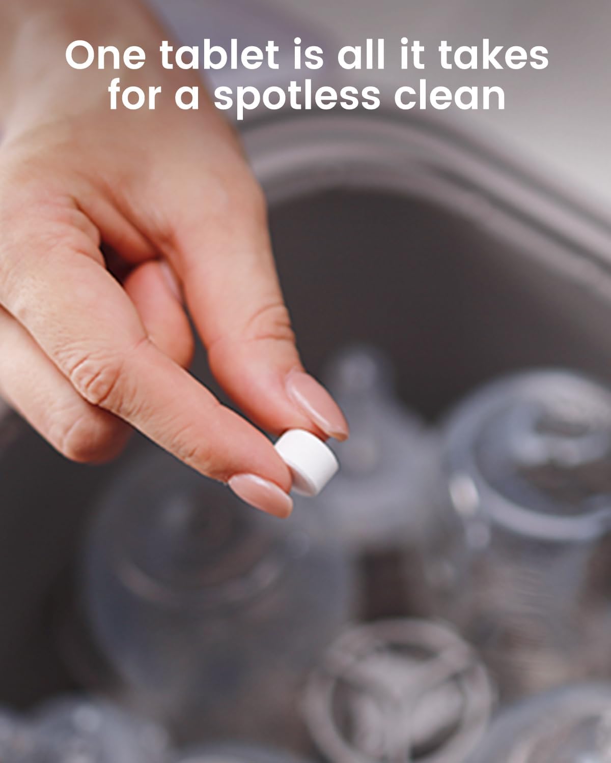 GROWNSY Official Detergent Bottle Washer Tablets 130 PCS