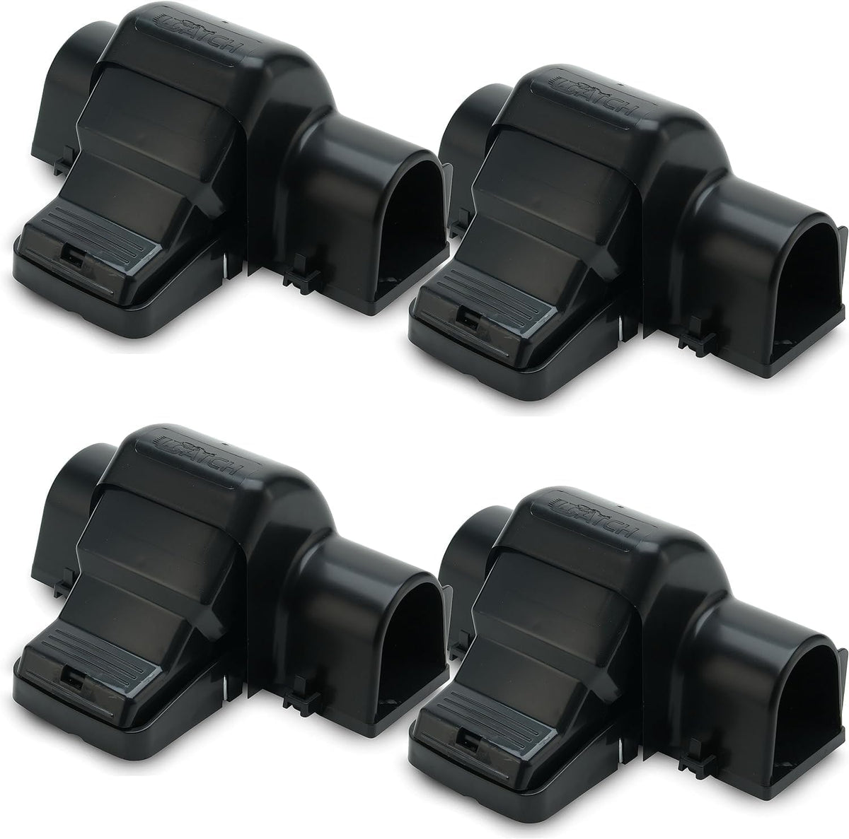 Rat Traps Indoor and Outdoor - 4 Pack Dual-Entry Large Rat Trap Outdoor and Indoor for Home, Garden and Restaurant with 99.9% Trap Rate | Easy to Use Rodent Traps with Safe Hands Free Design - UCatch