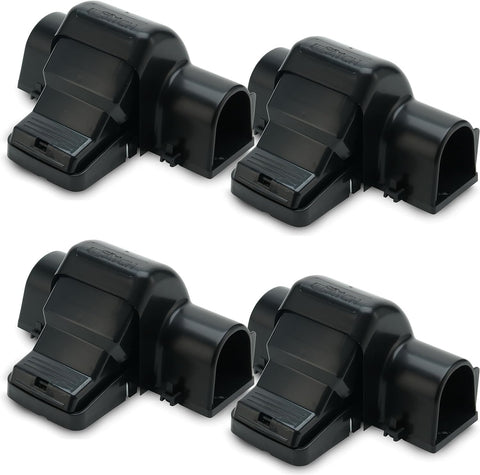 Rat Traps Indoor and Outdoor - 4 Pack Dual-Entry Large Rat Trap Outdoor and Indoor for Home, Garden and Restaurant with 99.9% Trap Rate | Easy to Use Rodent Traps with Safe Hands Free Design - UCatch