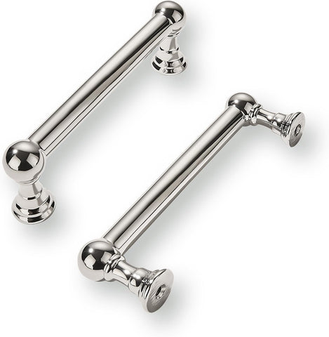 khtumeware 10 Pack 5 Inch Hole Center Champagne Bronze Cabinet Pulls Heavy Duty Solid Satin Brass Cabinet Handles for cabinets Dressers Kitchens Handles Bathroom cabinets