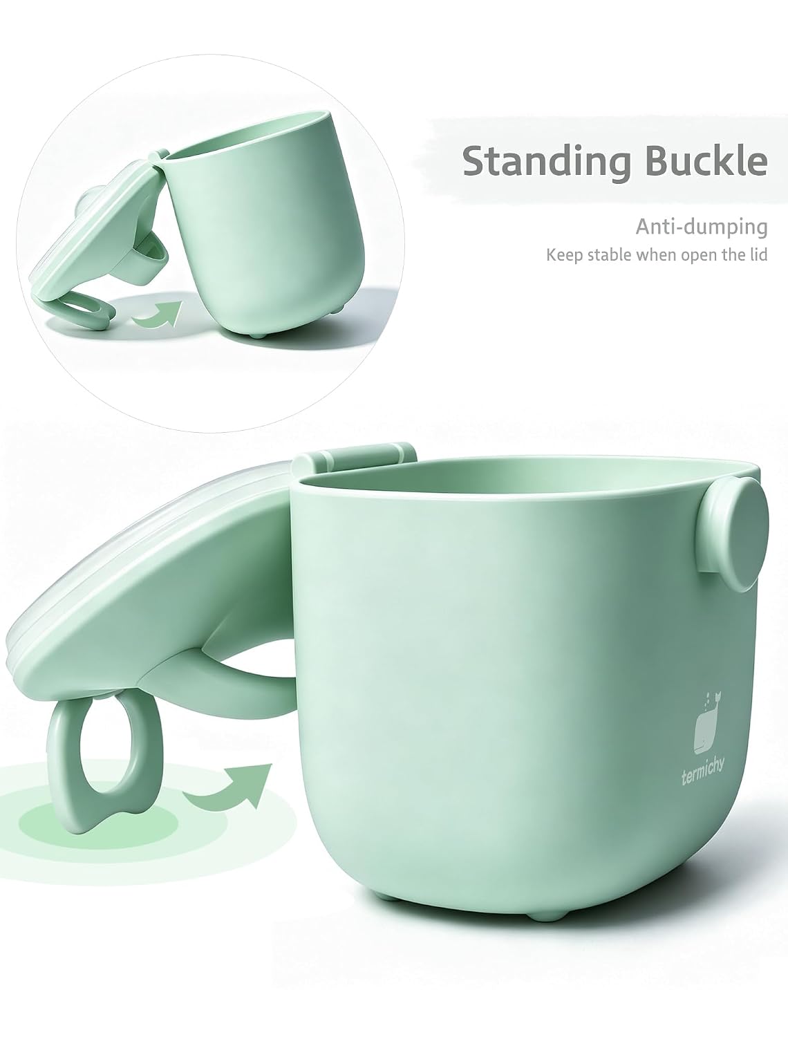 Termichy Baby Formula Dispenser On the Go: Portable Container with Scoop