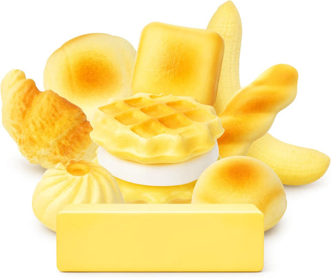 Recheel Butter Squishy Toys, 9 Pack Slow Rising Food Squishies Set
