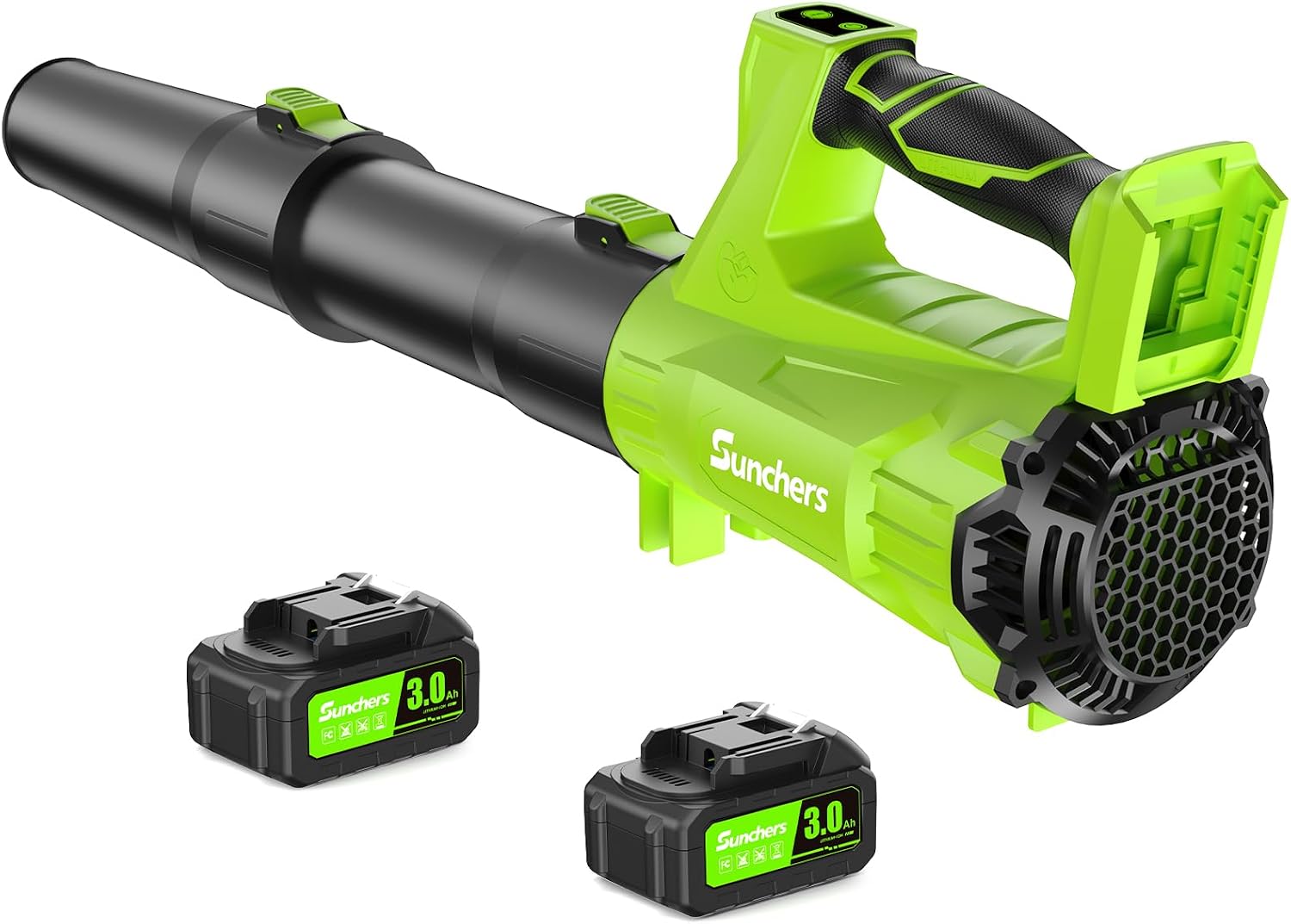 Electric Leaf Blower Cordless 680CFM with 3.0Ah Battery and Charger