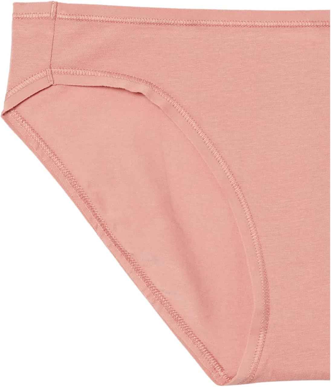 Amazon Essentials Women's Cotton Spandex Bikini Brief Underwear (Available in Plus Size)