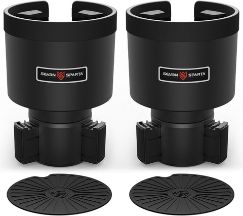 SEVEN SPARTA Car Cup Holder Expander for 32-40oz Large Bottles & Tumblers