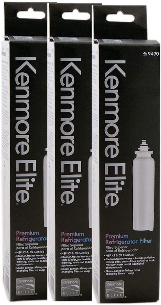 Kenmore Elite 9490 OEM Refrigerator Water Filter (3 Pack)