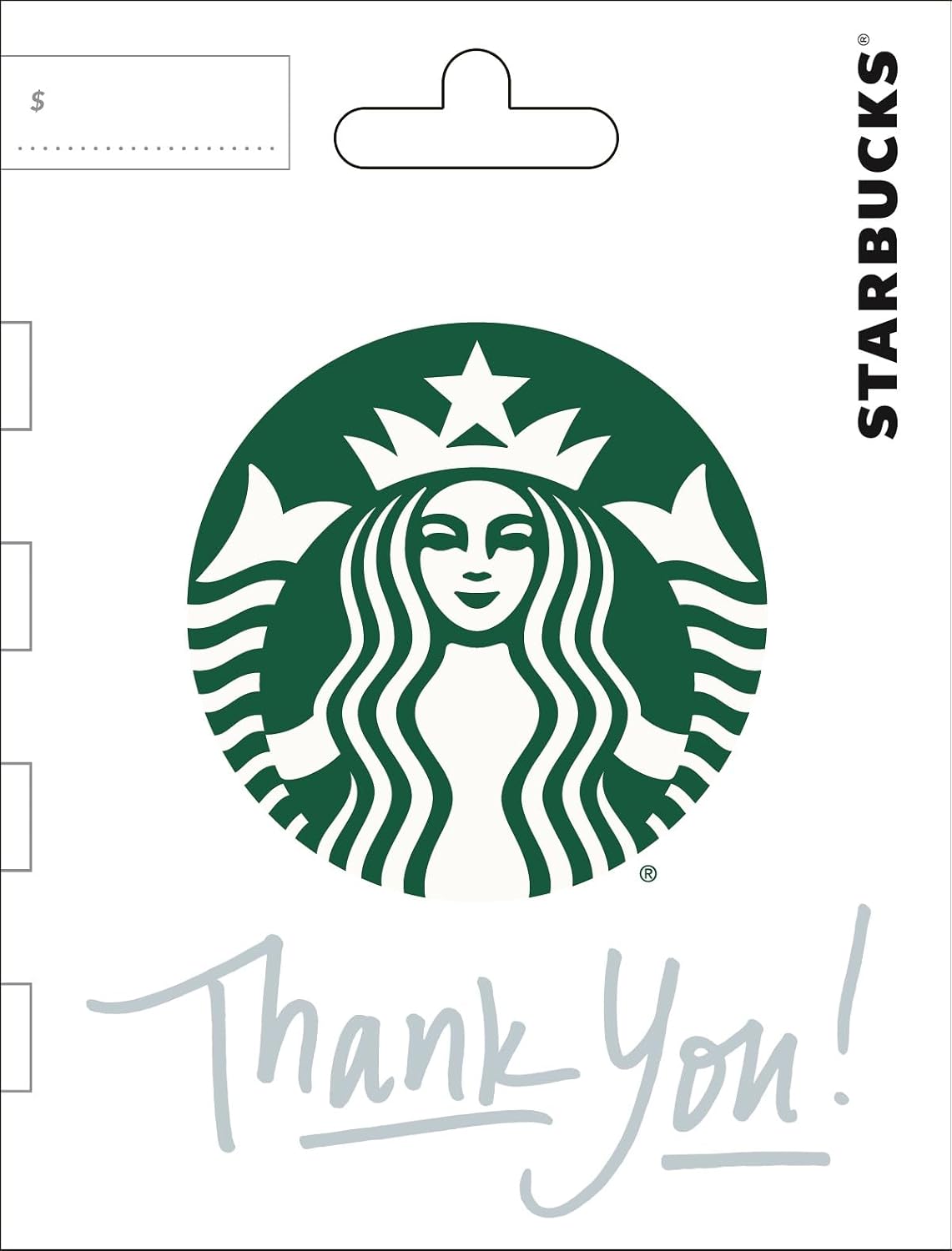 Starbucks Physical Gift Card