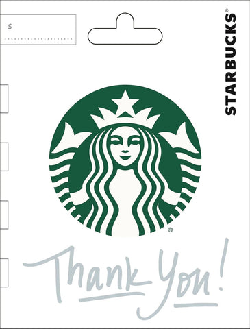 Starbucks Physical Gift Card