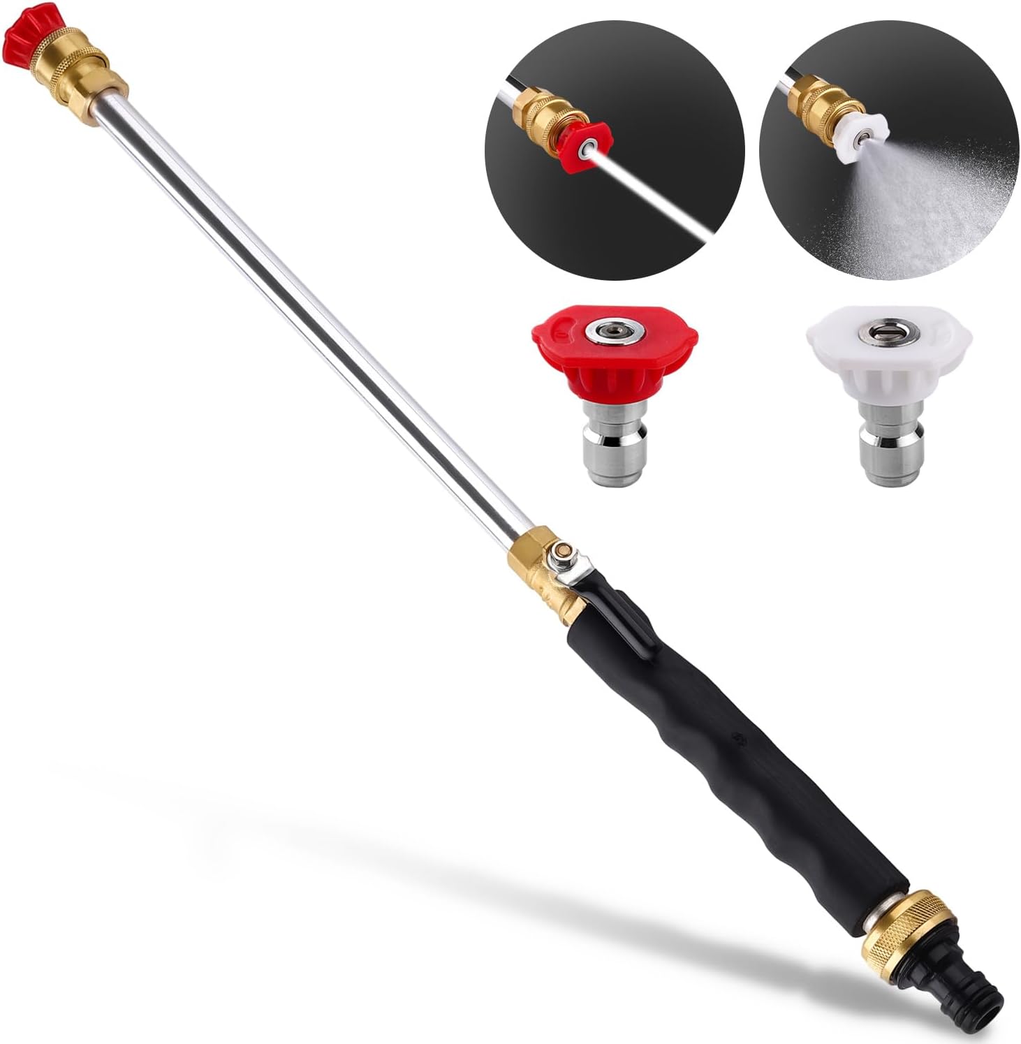 2026 Upgraded Jet Nozzle Power Washer for Garden Hose