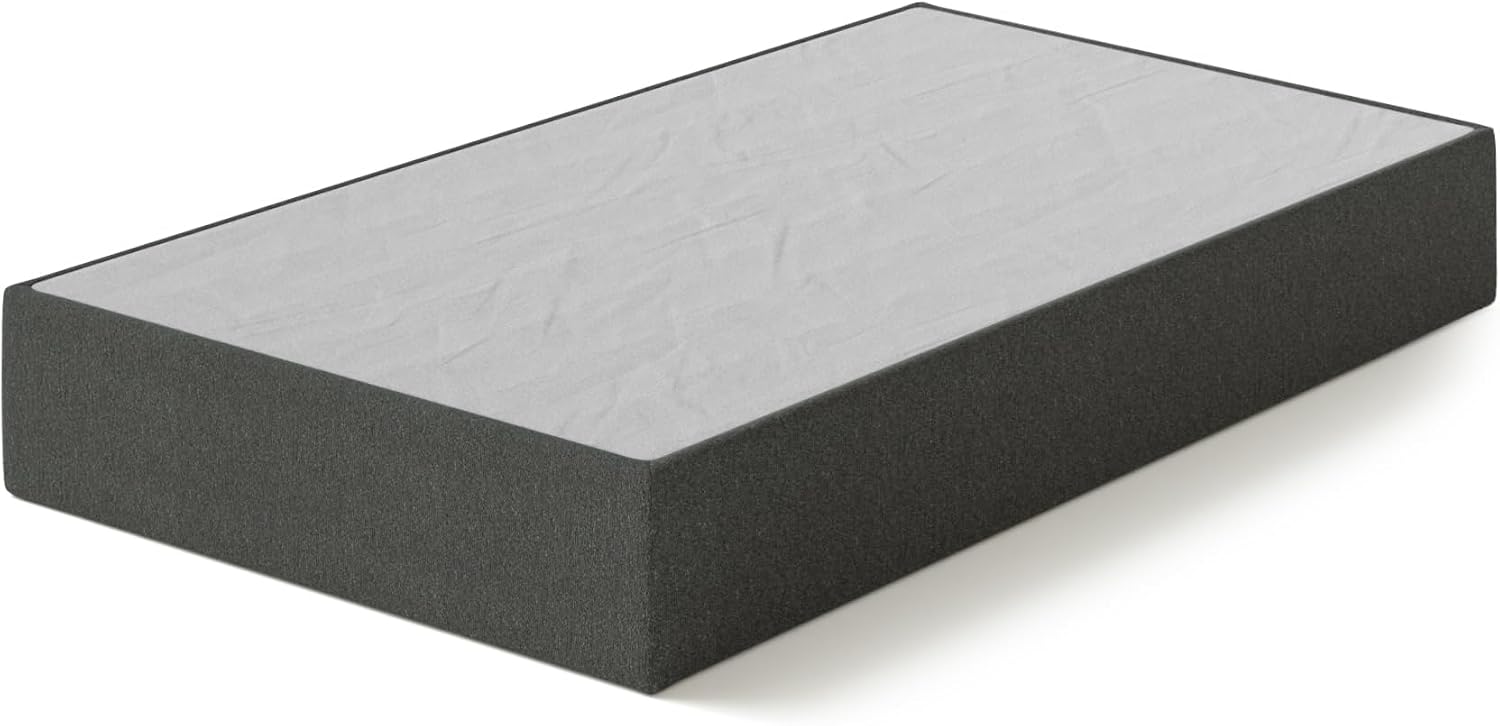 Zinus 9 Inch WonderBox(TM) Smart Box Spring, Grey, Twin