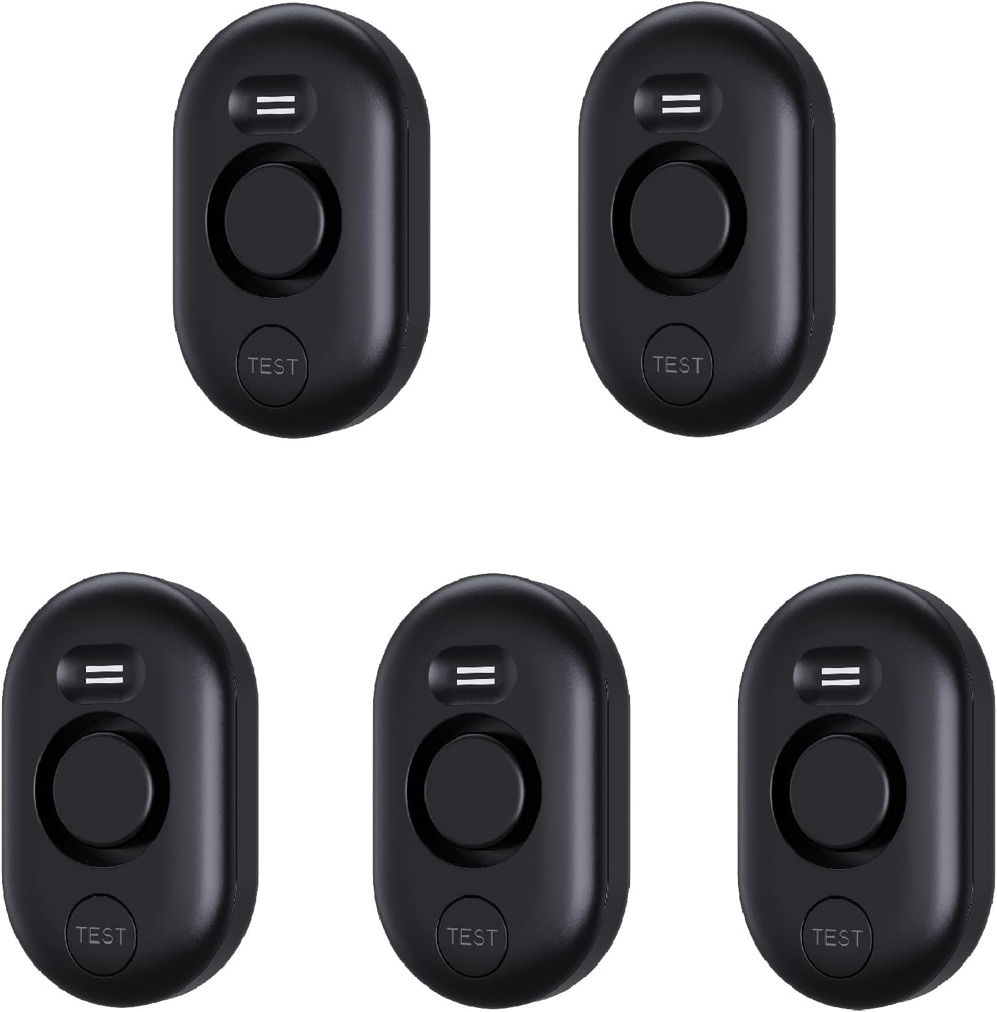 Water Leak Detector Sensor Alarm: Home Water Flooding Monitor Smart Sink Overflow Monitoring Adjustable Wet Moisture Alert Pipe Leakage Drip Detection Warning for Basement Floor (5 Sensor)