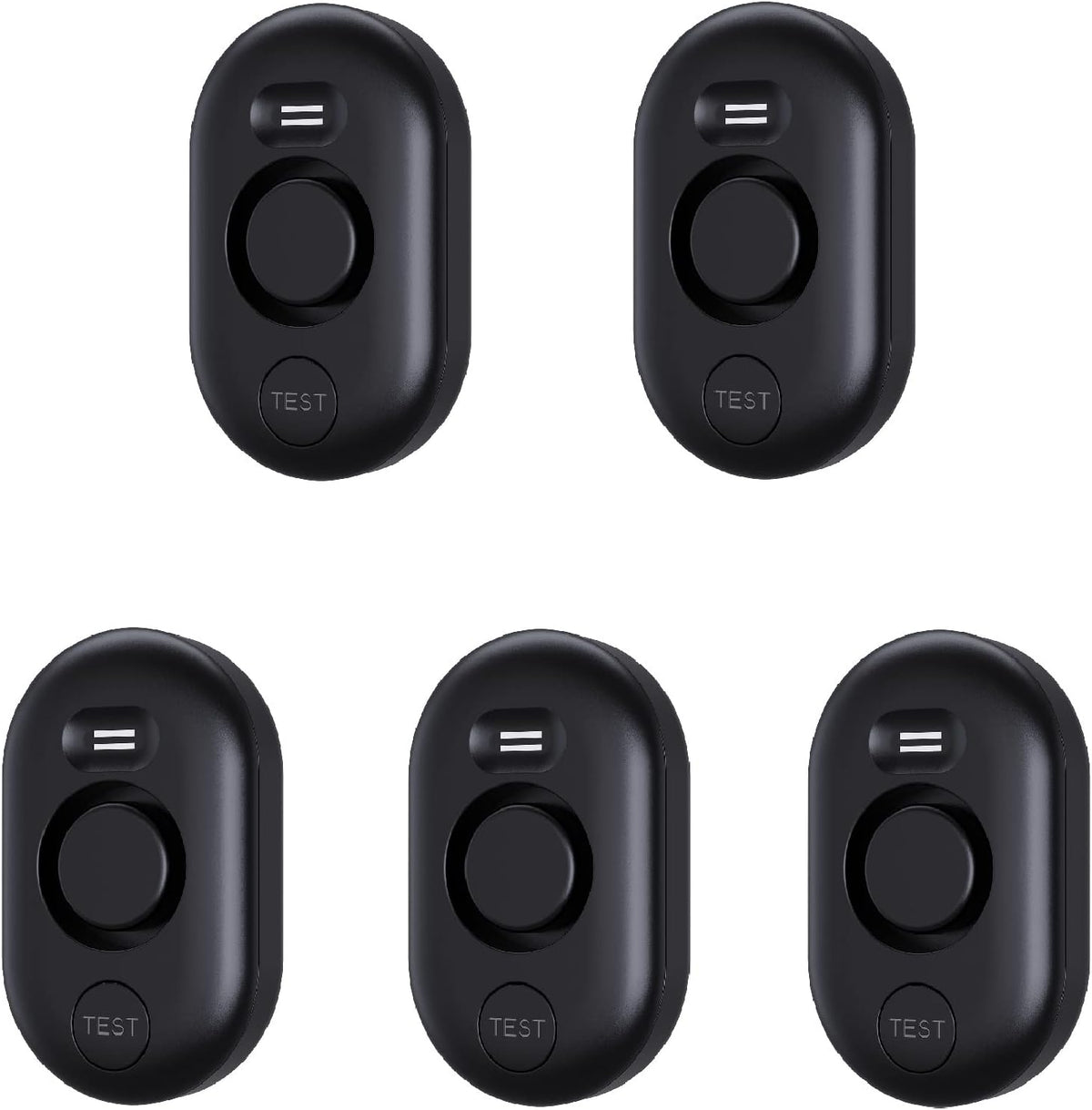 Water Leak Detector Sensor Alarm: Home Water Flooding Monitor Smart Sink Overflow Monitoring Adjustable Wet Moisture Alert Pipe Leakage Drip Detection Warning for Basement Floor (5 Sensor)