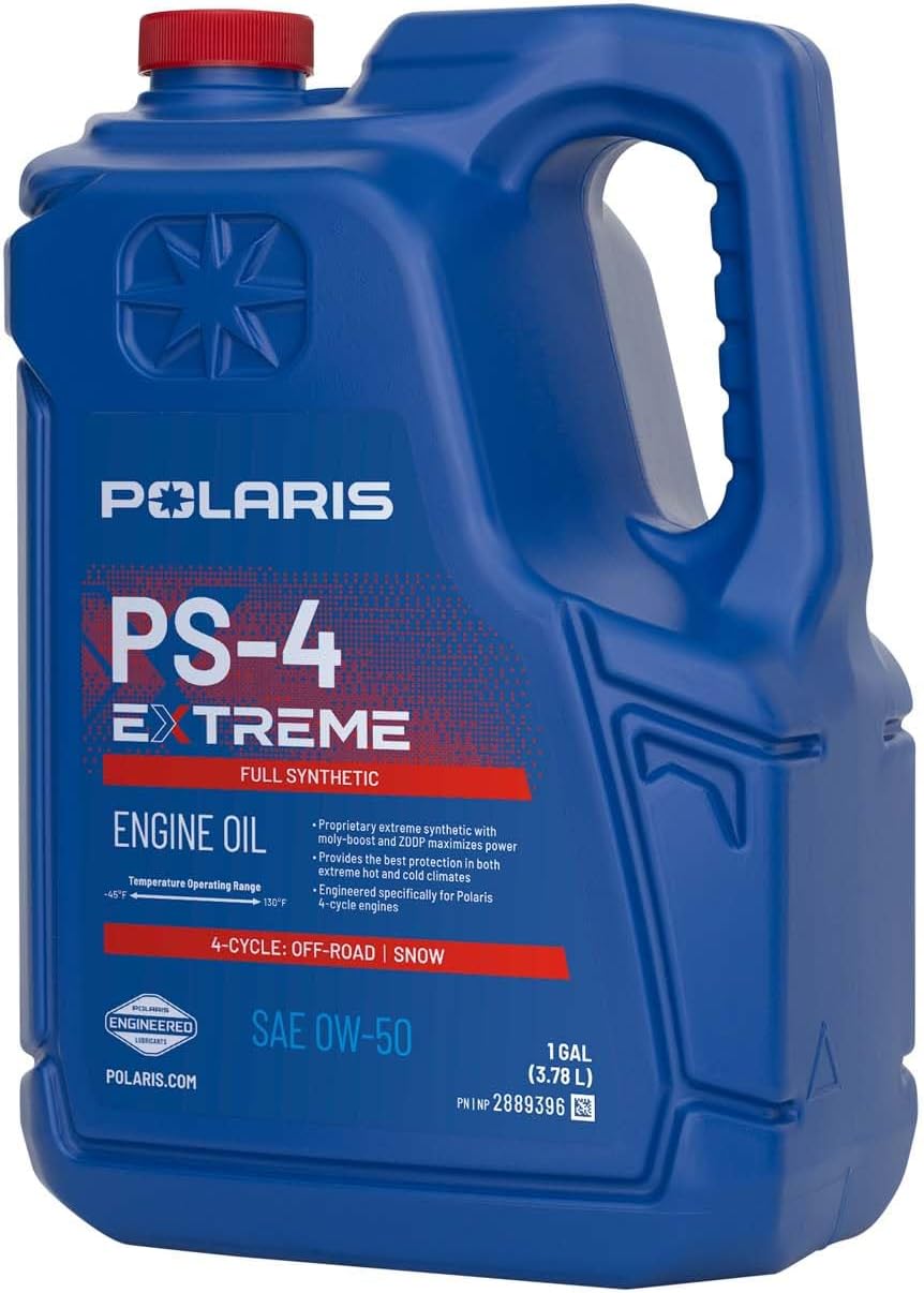 Polaris PS-4 Extreme 0W-50 4 Cycle Full Synthetic Oil, 1 Gal - Part 2889396