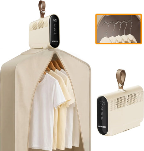MOJOCO Travel Clothes Dryer - Global Voltage Mini Portable Dryer with Timer