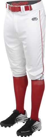Rawlings Men's Launch Baseball Pants | Knicker Fit | Multiple Colors