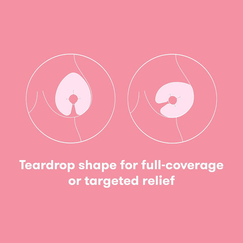 Frida Mom Breast Therapy Packs, Cold & Hot Pack for Pain Relief, 2pk