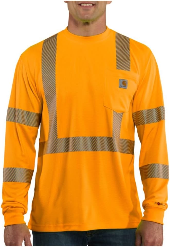 Carhartt Men's HV Force Relaxed LS Class 3 T-Shirt