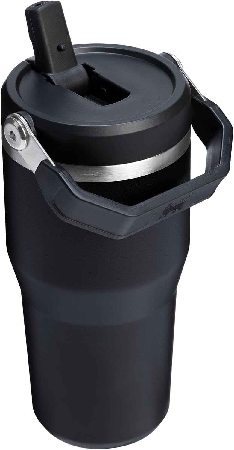 STANLEY IceFlow 2.0 Flip Straw Tumbler, 20 oz, Black 2.0