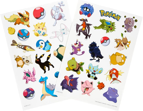 Crayola Giant Pokemon Coloring Book (288 Pages), 2 Sticker Sheets, Coloring Book for Kids & Adults, Travel Activity, Pokemon Gift for Kids, 3+