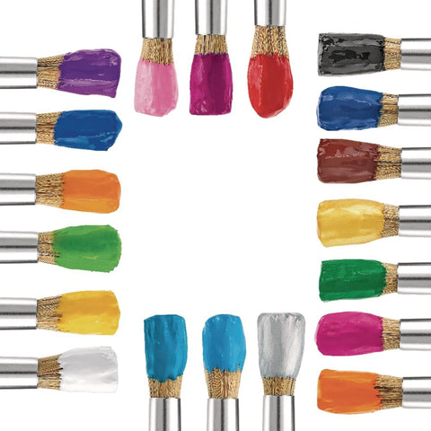 Colorations Paraben-Free Washable Tempera Paint Set, 19 Colors, Non-Toxic