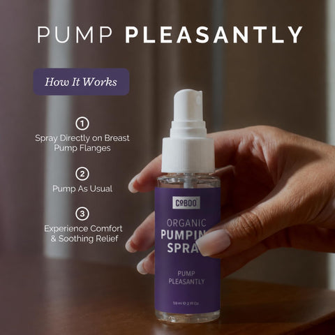 CoBoo The Original Pumping Spray, Organic Breast Pump Lubricant
