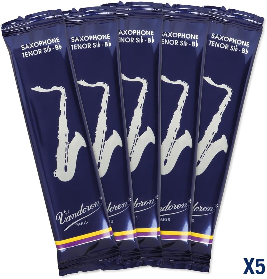 Vandoren SR223 Tenor Sax Traditional Reeds Strength 3; Box of 5