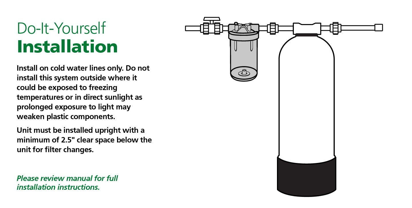 A. O. Smith Whole House Sediment Filter | Built-in Timer | AO-WH-PREL